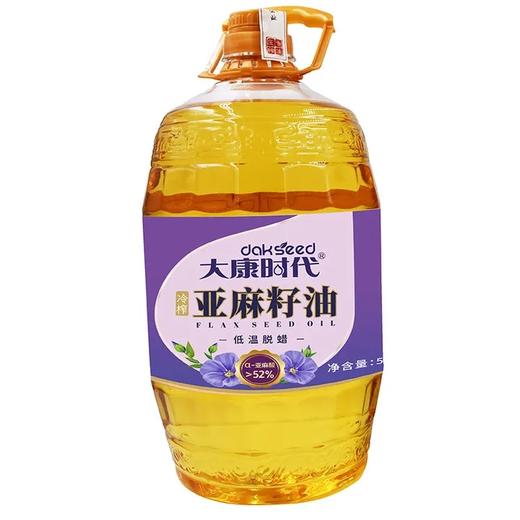 【超市】大康时代冷榨亚麻籽油5L 商品图0