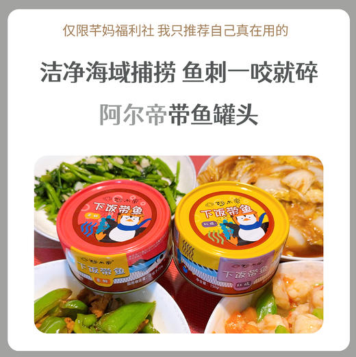 阿尔帝下饭带鱼罐头 商品图0