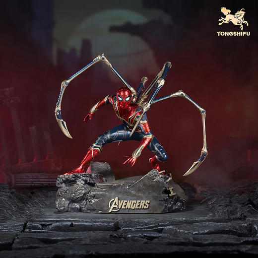 铜师傅《蜘蛛侠》漫威系列限量手办 复仇者联盟桌面铜摆件 商品图1
