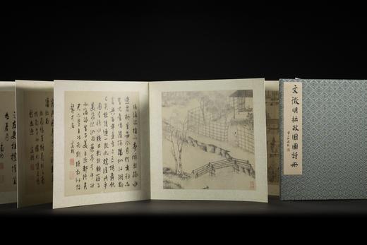 《文徵明拙政园图诗册》，［明］文徵明 绘，6开，蝴蝶装，西泠印社出版社2025年8月一版一印。定价378/售价298 商品图2