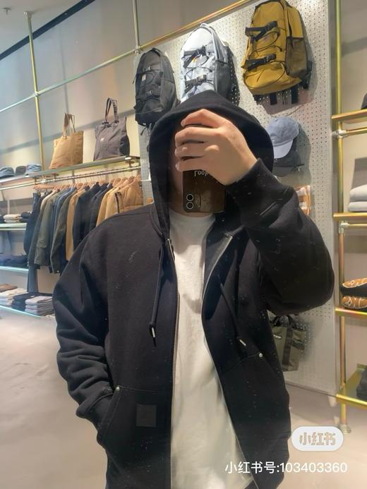 C@rhartt WIP卡哈特25SS皮标logo标签铆钉双拉链外套 Z-15606 商品图6