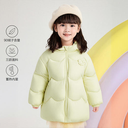笛莎Deesha 童装女童羽绒服2025冬新款女童可爱翅膀造型羽绒服 商品图0
