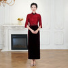 HYX秋装新款高级感旗袍连衣裙婚礼国潮婚宴装气质 商品缩略图1