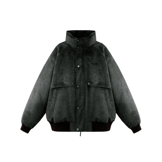 BJHG不计后果廓形工装棉服男款秋冬潮牌复古做旧痞帅防寒棉衣外套 商品图4