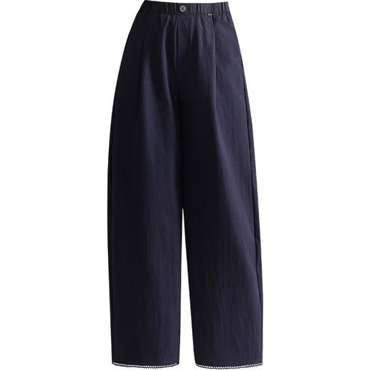 秋款灯笼阔腿裤花边裤子宽松显瘦九分裤气球裤休闲女裤CXCY2563 商品图3