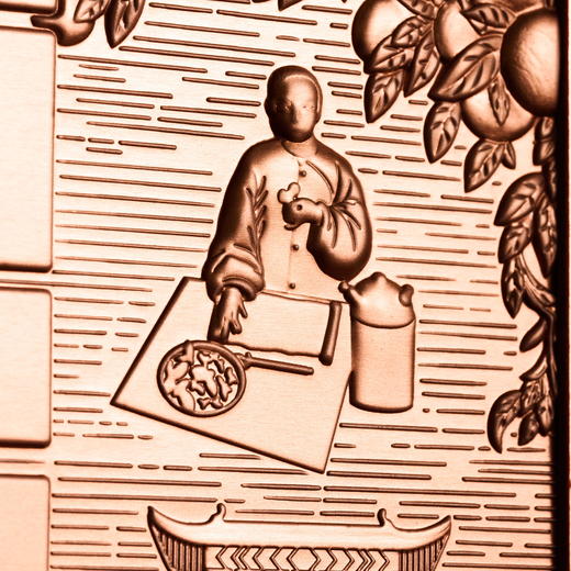 山韵【陈皮单玻璃罐大号  咖色】55元一套/一箱6套 商品图9