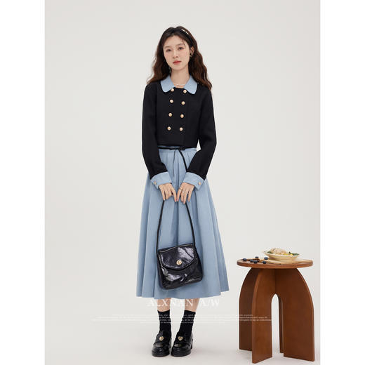 【6折秒杀】鹿向南《温婉淑女》法式高级感时尚2025新款气质半身裙LXN31651-1 商品图1