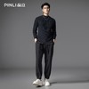 PINLI品立2025秋季新款半高领修身格纹毛衣男休闲百搭打底针织衫GD253110076 商品缩略图3