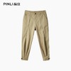 PINLI品立2025秋季新品水洗棉哈伦九分裤男士潮牌百搭小脚休闲裤B253117090 商品缩略图6