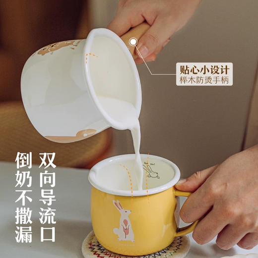 树可可小熊搪瓷迷你奶锅 商品图2