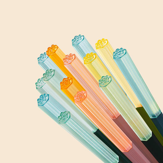 【多样屋专柜】多样屋琉光虹彩合金筷/五蕴和箸合金筷/霓彩御箸玎珰筷10双礼盒 商品图1