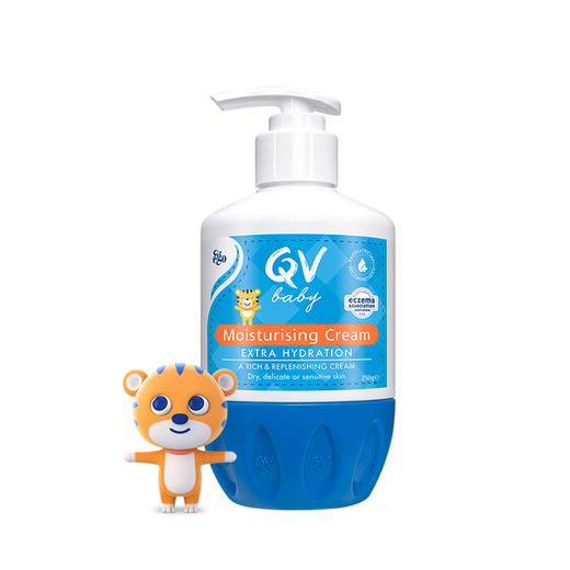 【专享价】意高Ego QV婴儿润肤乳小老虎桃子虎面霜补水保湿儿童润肤霜身体乳250g 商品图2