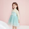 笛莎Deesha 童装女童连衣裙2025冬新款女童层叠蛋糕毛织拼接网纱公主裙 商品缩略图0