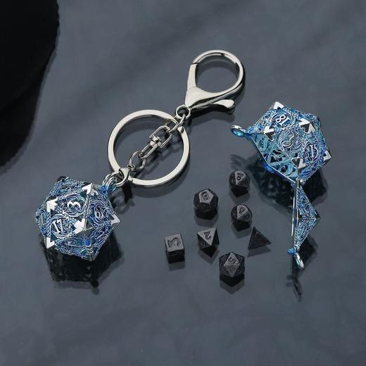 龙骰子COC桌游跑团TRPG龙与地下城DND骰子正品博德之门镂空套装 商品图7