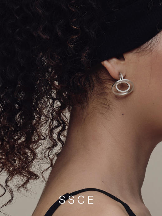 SSCE｜222SAU2E104F Earrings宇宙耳环24mm【UNIVERSE】 商品图1