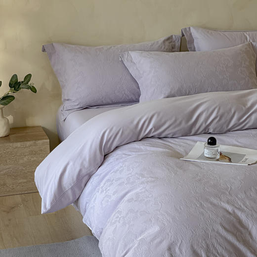 【热卖推荐】自然醒轻奢高支浮雕立体提花床盖款四件套HS 商品图5