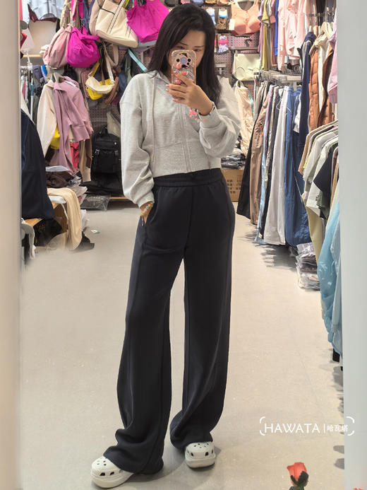 哈瓦塔直筒休闲运动前后精裤H351112 商品图0