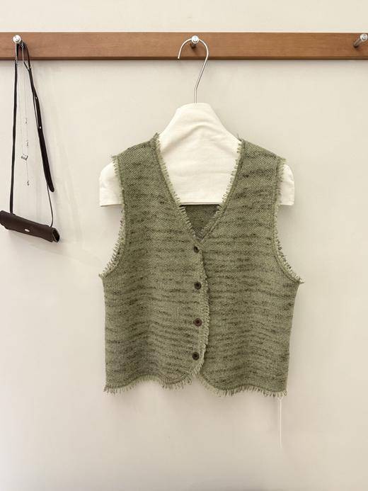 【门店同款】ENJOY秋季“光阴序语”流苏须针织马夹 165843284 商品图0