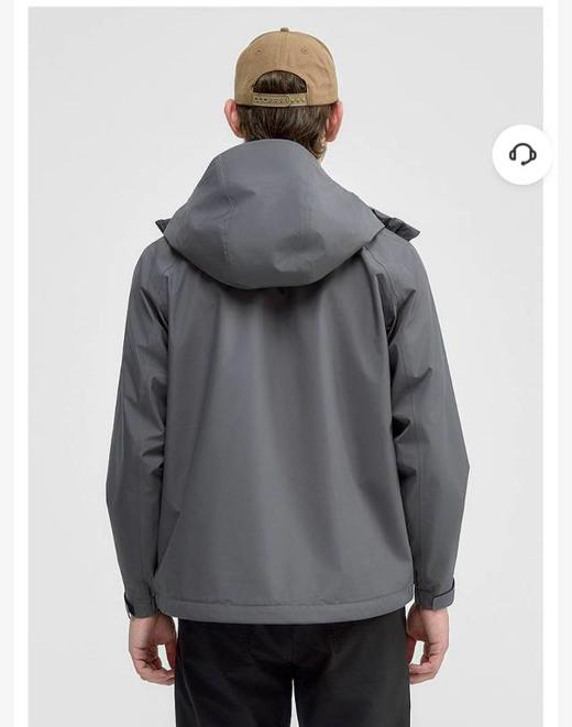 【云粉节】【95折】6楼卡特CAT秋冬款冲锋衣深灰色CO3JAW31051C08，吊牌价1598，现价1518 商品图1