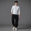 PINLI品立2025秋季新款修身圆领纯色长袖打底T恤内衣上衣潮牌男士GD253111083 商品缩略图2