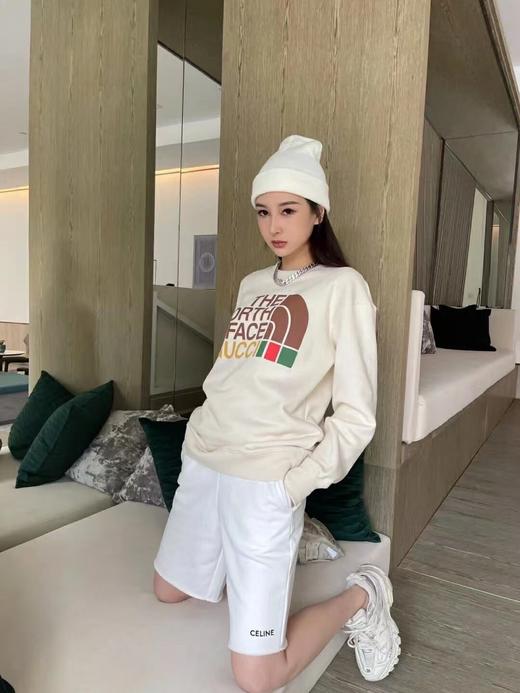 古驰 北面联名款 白色长袖卫衣 男女同款（ZY*BG） 商品图6