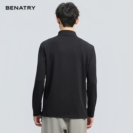 贝纳川2025秋季新品半拉链套头卫衣ECF313003 商品图3