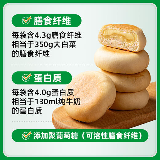 0糖低嘌呤 豆乳夹心面包400g 糖学友 商品图4