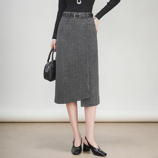 2025秋季新款时尚不规则包臀半身裙CXCY9930 商品图0