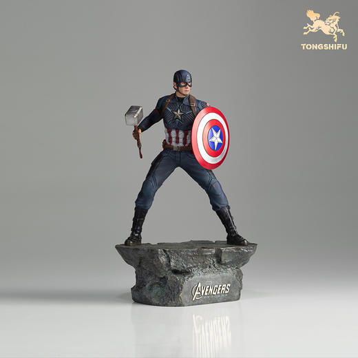 铜师傅《美国队长》漫威系列限量手办 复仇者联盟桌面铜摆件 商品图3