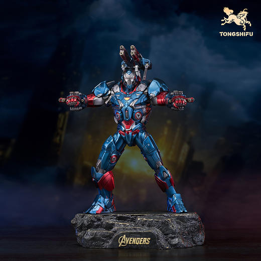 铜师傅《钢铁爱国者》漫威系列限量手办 复仇者联盟桌面铜摆件 商品图1