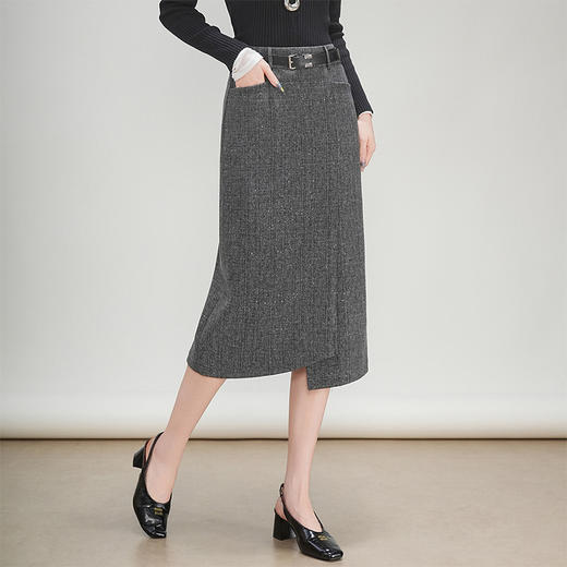 2025秋季新款时尚不规则包臀半身裙CXCY9930 商品图1