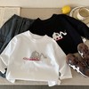 2025秋冬韩版儿童纯棉卡通撞色长袖T恤男女宝宝拼色插肩袖打底衫 商品缩略图12