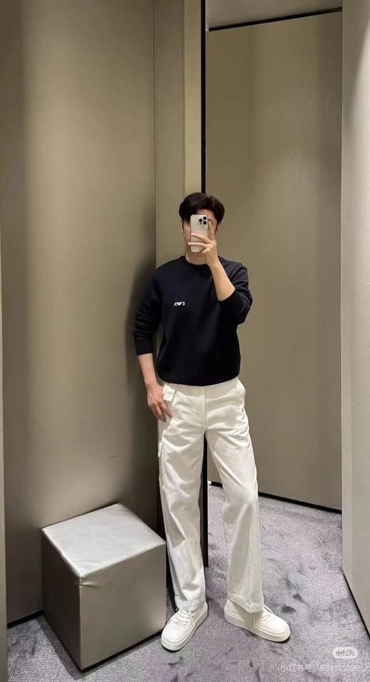 E@ 阿玛尼双鹰刺绣空气棉平纹针织圆领卫衣 Z-15607 商品图7