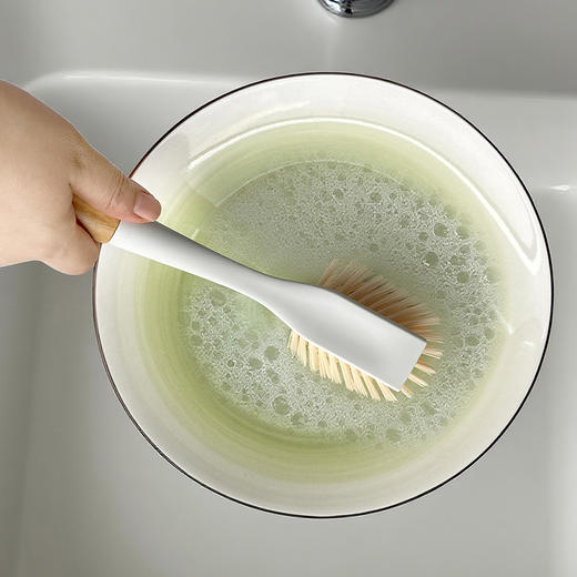 【多样屋专柜】多样屋竹制长柄宽面清洁锅刷 商品图3