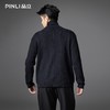 PINLI品立2025秋季新款男士高领条纹提花拉链开衫针织衫毛衣外套GD253110081 商品缩略图3