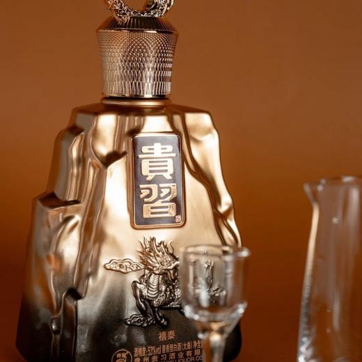 优选丨贵州贵習·禧泰 500ml/瓶 53%vol 酱香型白酒 酒线细长酒花细腻，酒体醇厚丰满、酱香突出，入口柔顺绵长 商品图3
