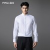 PINLI品立2025秋季新款男休闲温莎领商务衬衫一字领百搭长袖衬衣GD253113056 商品缩略图0
