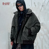 BJHG不计后果廓形工装棉服男款秋冬潮牌复古做旧痞帅防寒棉衣外套 商品缩略图3