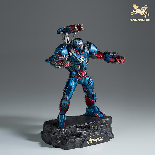 铜师傅《钢铁爱国者》漫威系列限量手办 复仇者联盟桌面铜摆件 商品图3