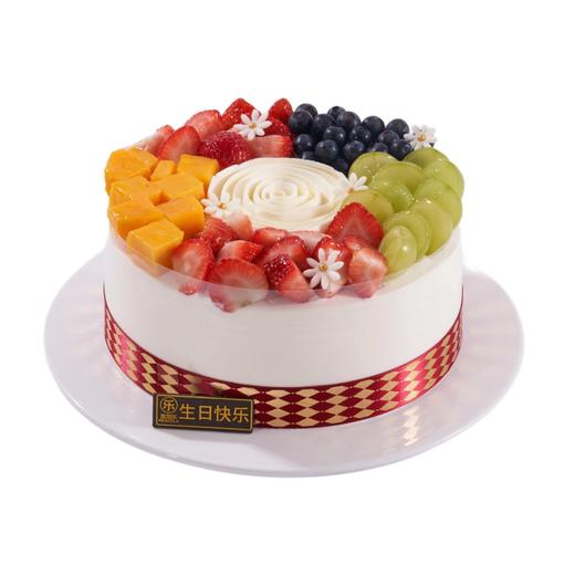 四果甜萃【动物奶油生日蛋糕W】 商品图0