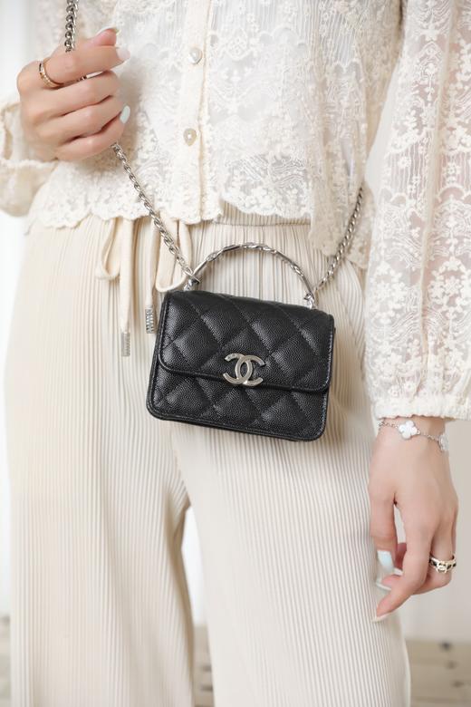 香奈儿 22s新款珐琅手柄手提包（LZ） 商品图8