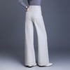 2025年秋款时尚灰白牛仔阔腿裤宽松休闲裤CXCY9840 商品缩略图1