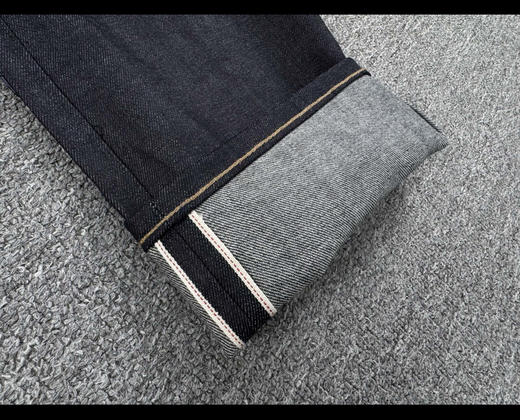 D.H 减刀 秋款赤耳原浆宽松直筒牛仔裤 NZK246 商品图3