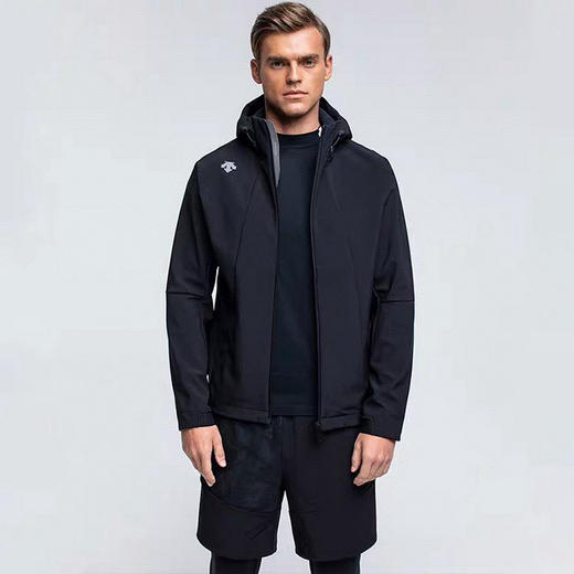 付款减库存！！加厚加绒！！亏钱清，秋冬款！！冲锋软壳衣！！dst箭头复合绒连帽防风防泼水夹克 商品图1