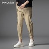 PINLI品立2025秋季新品水洗棉哈伦九分裤男士潮牌百搭小脚休闲裤B253117090 商品缩略图0