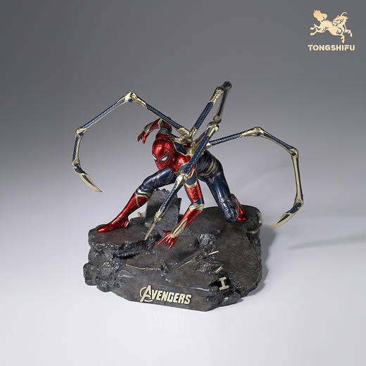 铜师傅《蜘蛛侠》漫威系列限量手办 复仇者联盟桌面铜摆件 商品图4