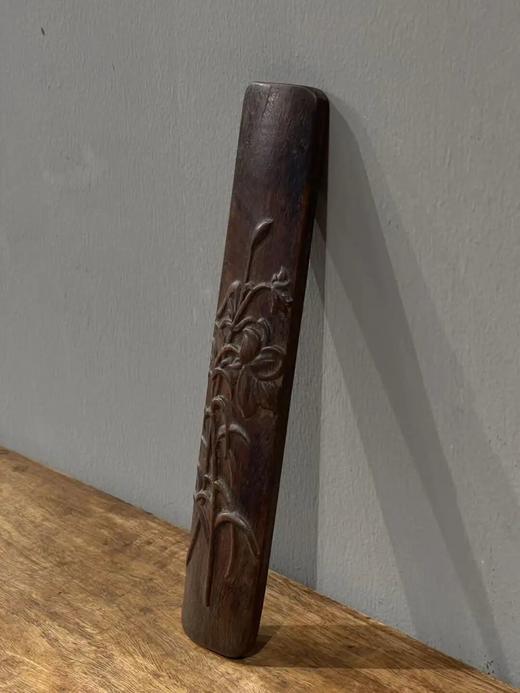 黄花梨雕花卉纹文房臂搁，顺丰包邮 商品图14