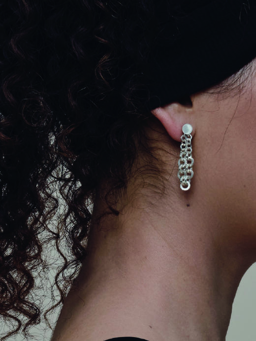 SSCE｜222SAW3E109F Earrings虫洞耳环6X33mm【WORM HOLE】 商品图1