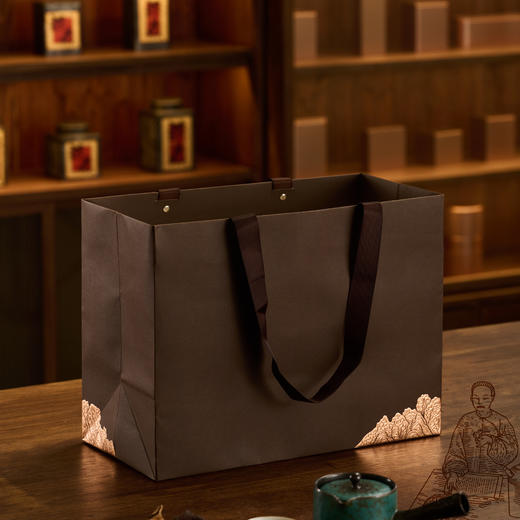 山韵【陈皮双玻璃罐小号  咖色】60元一套/一箱8套 商品图5