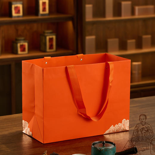 山韵【陈皮单玻璃罐大号  橙色】55元一套/一箱6套 商品图6